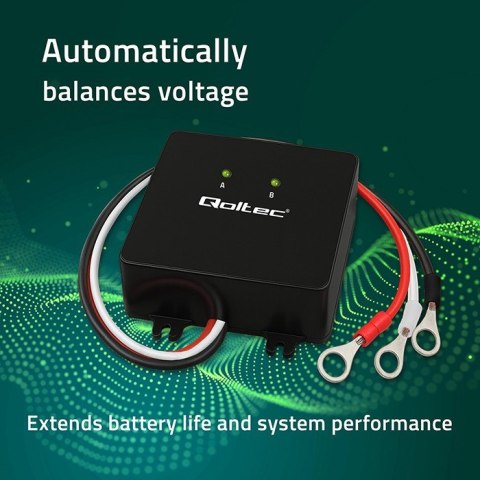 Balanser napięcia 24V do akumulatorów 2x12V | 5A | LiFePO4 AGM GEL Balanser napięcia 24V do akumulatorów 2x12V | 5A | LiFePO4 AGM GEL