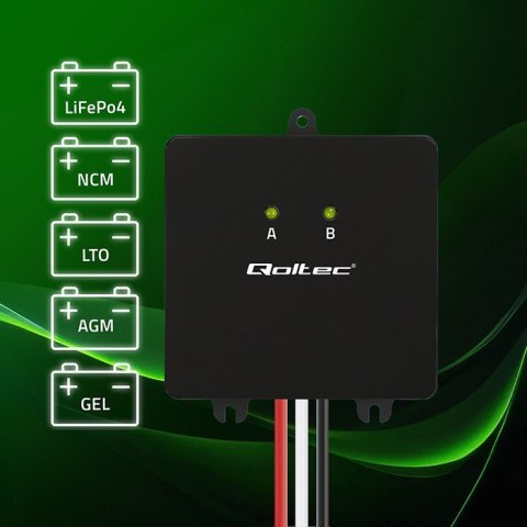 Balanser napięcia 24V do akumulatorów 2x12V | 5A | LiFePO4 AGM GEL Balanser napięcia 24V do akumulatorów 2x12V | 5A | LiFePO4 AGM GEL