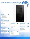 Komputer ProDesk 4 Tower G1i Desktop AI PC U5-225 512/16/W11P 9H7U6ET