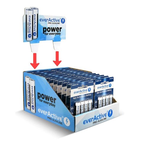 Baterie LR6/AA Pro Alkaline display handlowy 96 szt. Baterie LR6/AA Pro Alkaline display handlowy 96 szt.