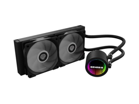 Chłodzenie wodne HYDRIA GENESIS 240 ARGB czarne Chłodzenie wodne HYDRIA GENESIS 240 ARGB czarne