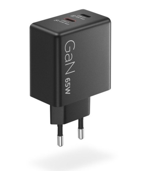 Ładowarka Dual USB-C 65W GaN 40AW065BEU Ładowarka Dual USB-C 65W GaN 40AW065BEU