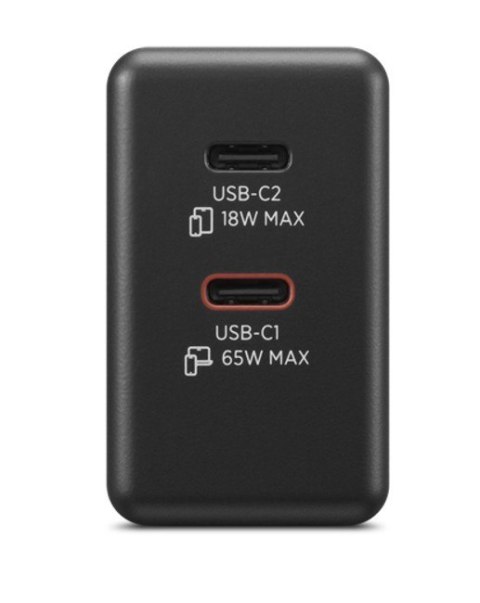 Ładowarka Dual USB-C 65W GaN 40AW065BEU Ładowarka Dual USB-C 65W GaN 40AW065BEU