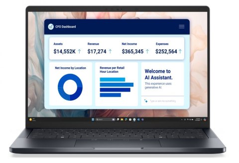Laptop Dell Pro 14 Premium PA14250 W11P U7-268V/32GB/512GB SSD/14.0 FHD+/Arc/FgrPr/Cams&Mic/5G WWAN+BT/BcklKb/3C/vPro/3YPS Magne