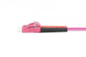 Patch cord światłowodowy FO LC-LC MM 50/125 OM4 duplex LSOH 1m