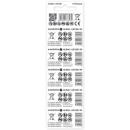 Bateria alkaliczna LR44/LR1325/544A blister 5 szt.