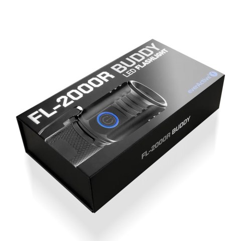 Latarka ręczna diodowa LED Buddy FL-2000R IPX6 Latarka ręczna diodowa LED Buddy FL-2000R IPX6