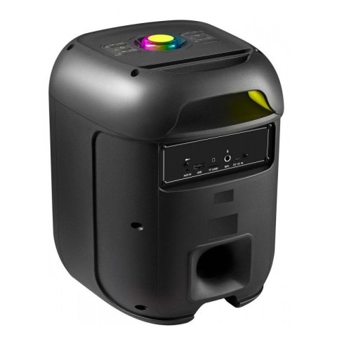 Głośnik bluetooth BOOMER 65W czarny podświetlenie LED Głośnik bluetooth BOOMER 65W czarny podświetlenie LED