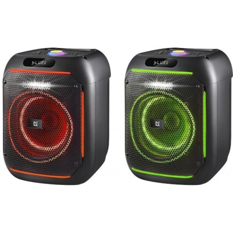Głośnik bluetooth BOOMER 65W czarny podświetlenie LED Głośnik bluetooth BOOMER 65W czarny podświetlenie LED