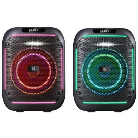 Głośnik bluetooth BOOMER 65W czarny podświetlenie LED Głośnik bluetooth BOOMER 65W czarny podświetlenie LED