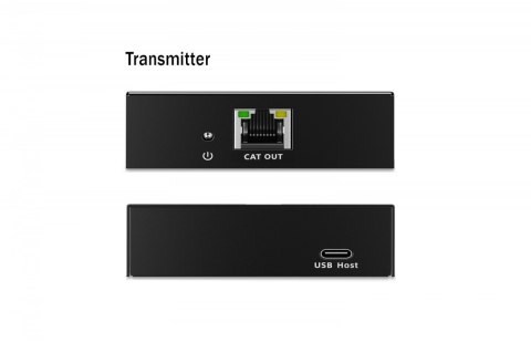 Przedłużacz (extender) po skrętce kat.6A USB 3.1 Gen1 do 100m, 3x USB-A, 1x USB-C do 5 Gbps, 1x RJ45 (Gigabit Ethernet) - zesta Przedłużacz (extender) po skrętce kat.6A USB 3.1 Gen1 do 100m, 3x USB-A, 1x USB-C do 5 Gbps, 1x RJ45 (Gigabit Ethernet) - zesta
