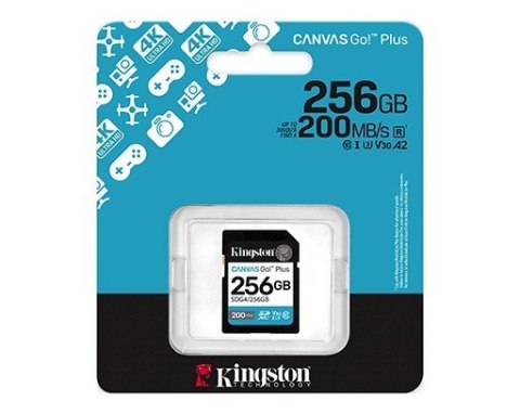 Karta pamięci SD 256GB Canvas Go Plus 200/160 MB/s C10 U3 V30 Karta pamięci SD 256GB Canvas Go Plus 200/160 MB/s C10 U3 V30