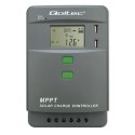 Solarny regulator ładowania MPPT z czujnikiem temperatury 10A | 12V/24V | LCD | 2xUSB | Bluetooth | APP | GEL | LiFePO4