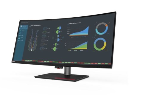Monitor 39.7 cala ThinkVision P40w-20 Ultra-Wide Curved LCD 62C1GAT6EU Monitor 39.7 cala ThinkVision P40w-20 Ultra-Wide Curved LCD 62C1GAT6EU