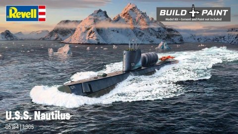 Model plastikowy Statek U.S.S. Nautilus 1/305 Model plastikowy Statek U.S.S. Nautilus 1/305