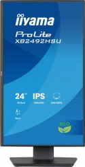 Monitor 24 cali XB2492HSU-B1 IPS,FHD,HDMI,DP,120Hz,300cd,4ms, cienkie ramki, 1500:1, ErP B, USB HUBx2