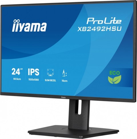 Monitor 24 cali XB2492HSU-B1 IPS,FHD,HDMI,DP,120Hz,300cd,4ms, cienkie ramki, 1500:1, ErP B, USB HUBx2 Monitor 24 cali XB2492HSU-B1 IPS,FHD,HDMI,DP,120Hz,300cd,4ms, cienkie ramki, 1500:1, ErP B, USB HUBx2