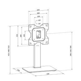 Uchwyt do TV/LCD DS45-430BL12 STOPA TV 23-43 cale 40kg