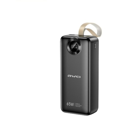 Powerbank Awei PA-34 30000mAh 65W Fast charging Czarny Powerbank Awei PA-34 30000mAh 65W Fast charging Czarny