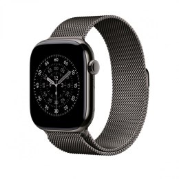 Bransoleta mediolańska w kolorze łupku do koperty 46 mm - rozmiar S/M