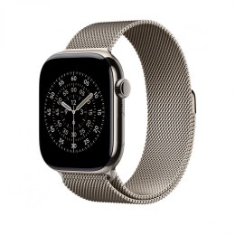 Bransoleta mediolańska w kolorze naturalnym do koperty 46 mm - rozmiar S/M