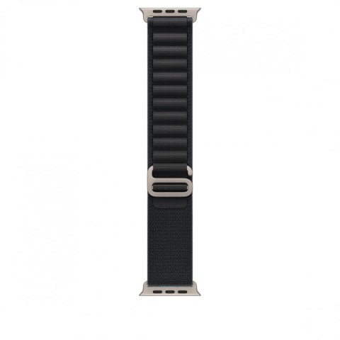 Opaska Alpine w kolorze czarnym do koperty 49 mm - rozmiar L - elementy z tytanu w kolorze naturalnym