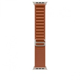 Opaska Alpine w kolorze terakoty do koperty 49 mm - rozmiar S - elementy z tytanu w kolorze naturalnym