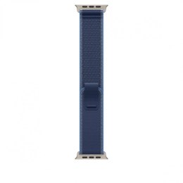 Opaska Trail w kolorze niebieskim/jaskrawoniebieskim do koperty 49 mm - rozmiar M/L - elementy z tytanu w kolorze naturalnym