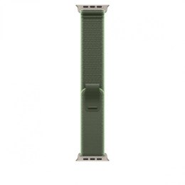 Opaska Trail w kolorze zielonym/neonowej zieleni do koperty 49 mm - rozmiar M/L - elementy z tytanu w kolorze naturalnym