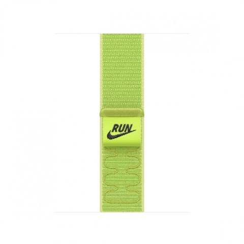 Opaska sportowa Nike w kolorze promiennym zielonożółtym do koperty 40 mm