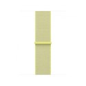 Opaska sportowa w kolorze neonowym żółtym do koperty 40 mm