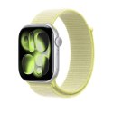 Opaska sportowa w kolorze neonowym żółtym do koperty 46 mm