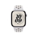 Pasek sportowy Nike w kolorze chmurnym szarym do koperty 42 mm - rozmiar S/M
