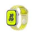 Pasek sportowy Nike w kolorze promiennym zielonożółtym do koperty 42 mm - rozmiar M/L