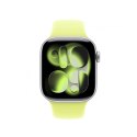 Pasek sportowy w kolorze neonowym żółtym do koperty 42 mm - rozmiar M/L