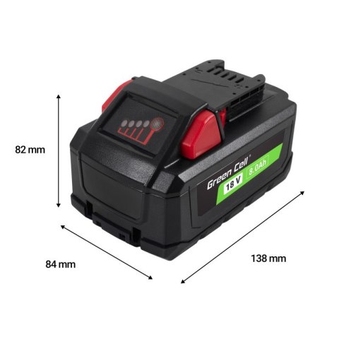 Bateria do elektronarzędzi Milwaukee M18 18V 8Ah Bateria do elektronarzędzi Milwaukee M18 18V 8Ah