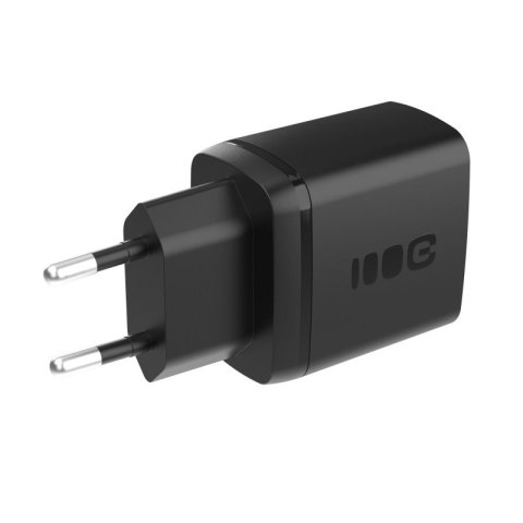 Ładowarka sieciowa 30W 1xUSB-C 1xUSB-A czarna Ładowarka sieciowa 30W 1xUSB-C 1xUSB-A czarna