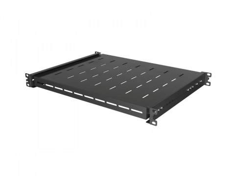 Półka wysuwana do szaf rack 19 cali 350mm czarna Półka wysuwana do szaf rack 19 cali 350mm czarna