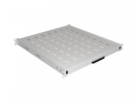 Półka wysuwana do szaf rack 19 cali 500mm szara Półka wysuwana do szaf rack 19 cali 500mm szara