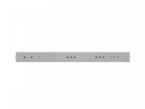 Półka wysuwana do szaf rack 19 cali 500mm szara Półka wysuwana do szaf rack 19 cali 500mm szara