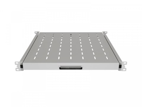 Półka wysuwana do szaf rack 19 cali 500mm szara Półka wysuwana do szaf rack 19 cali 500mm szara