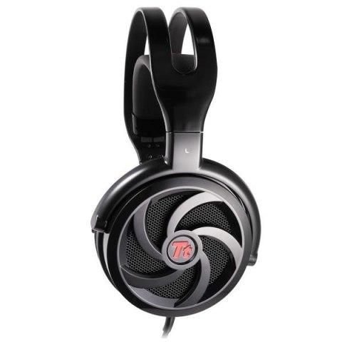 Tt eSPORTS Słuchawki dla graczy - Shock Spin Black - Bass enhancement, mikrofon Tt eSPORTS Słuchawki dla graczy - Shock Spin Black - Bass enhancement, mikrofon