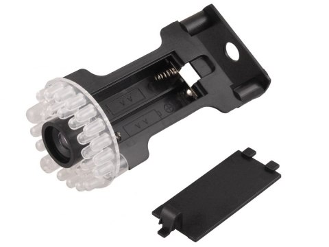 Atrapa kamery IR9000 B IR LED czarna Atrapa kamery IR9000 B IR LED czarna