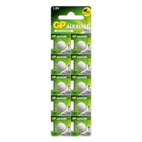 Baterie alkaliczne mini 189/G10/LR54/AG10 GP blister 10 szt.