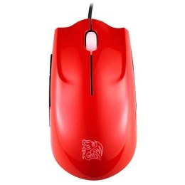 Tt eSPORTS Mysz dla graczy - Saphira Red 3500DPI Laser Rubber coating