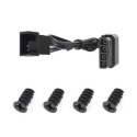 Wentylator - Luna 12 LED (120mm, 1200 RPM) BOX Niebieski