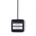 Aaden biurkowa ładowarka baterii 2x AA USB czarna