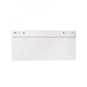 Szafa wisząca jednosekcyjna 19 4U 279/600/450mm, drzwi szklane, szara (RAL 7035), zmontowana