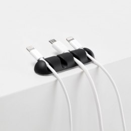 CableDrop multi uchwyt na 4 kable 2 szt. czarny