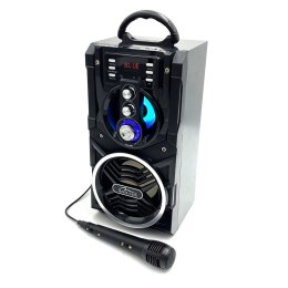 Głośnik PARTYBOX BT MT3150 Karaoke/Bluetooth 5.0/FM/MP3/USB/AUX/LED/USB-C/RMS 18W/PMPO 800W